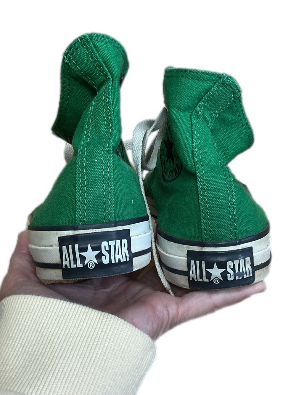 Converse Kelly green high top men's 6 women's 8 - Picture 10 of 13